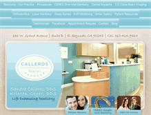 Tablet Screenshot of drcalleros.com